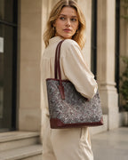 Zimloom Frog Pattern Tote Bag