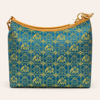 Renewal of All Things brocade crossbody bag woven detail