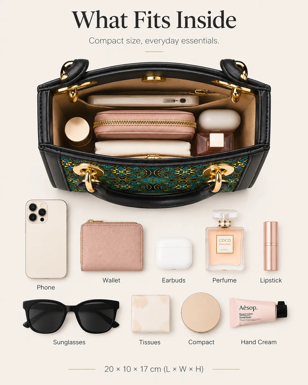 Green Woven Top Handle Handbag – Wealth‑Bringing Swallow Pattern — additional product view