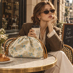 Twin Phoenix flower motif heritage bag lifestyle view