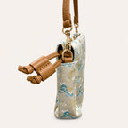 Twin Phoenix woven heritage bag hardware detail