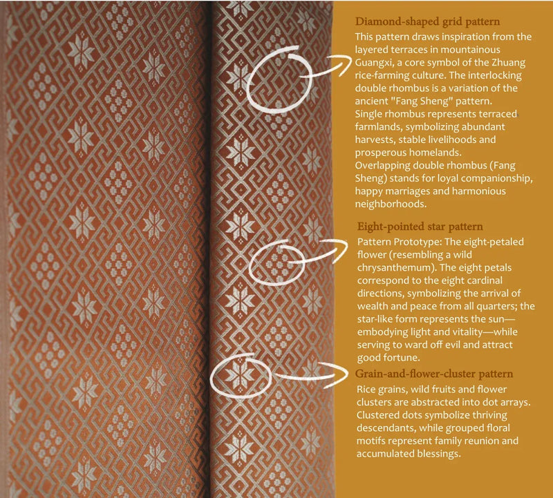 Zimloom Octagonal Pattern Crossbody Bag pattern detail