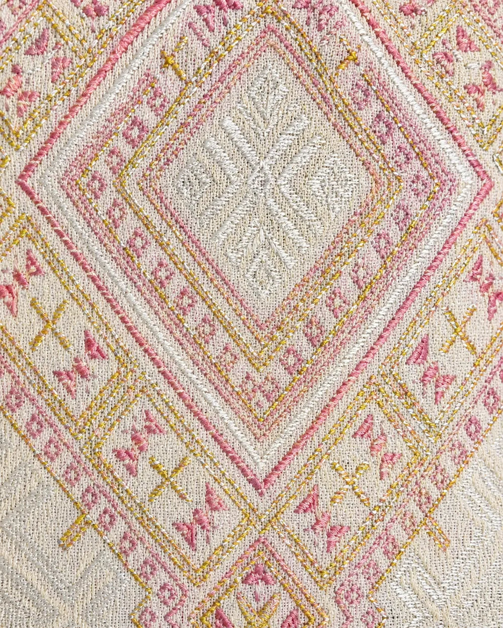 Jacquard Tote Bag – Blossom & Swallow Motif — woven motif and craftsmanship detail