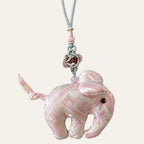 Zimloom Zhuang Brocade Charms- Elephant Shape