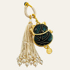 Zimloom Zhuang Brocade Charms- Fortune Cat Shape