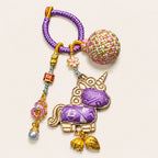 Zimloom Zhuang Brocade Charms- Unicorn Shape