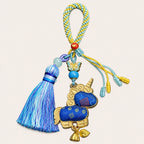 Zimloom Zhuang Brocade Charms- Unicorn Shape