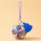 Zimloom Zhuang Brocade Charms- Xiuqiu (Embroidered Ball)