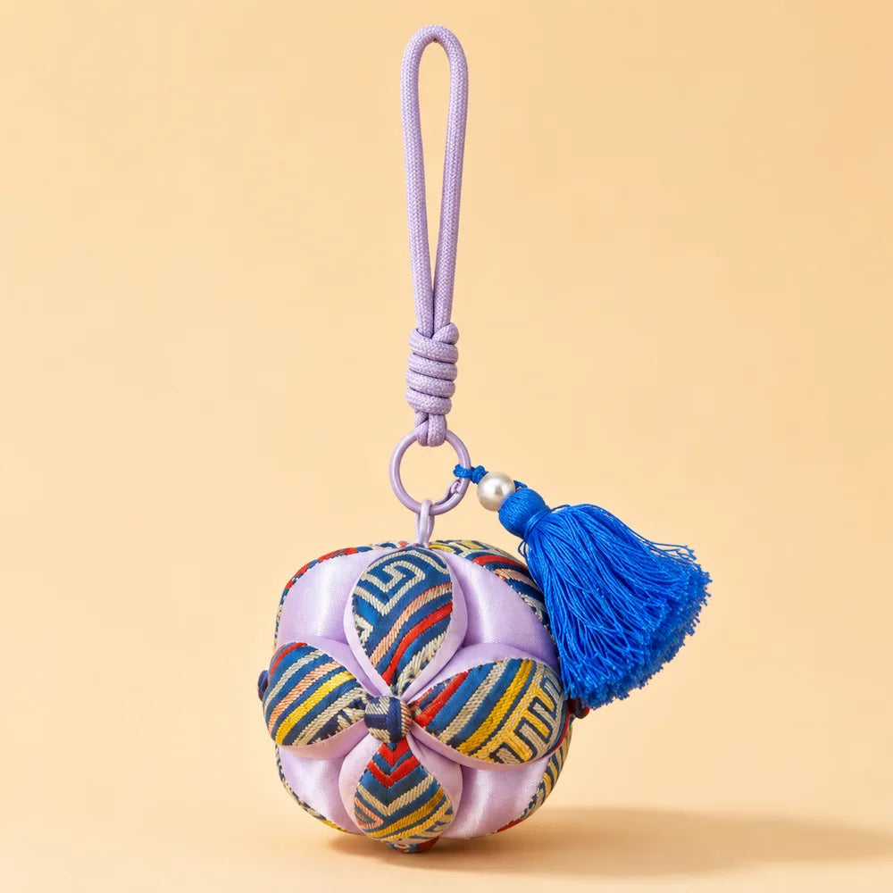 Zimloom Zhuang Brocade Charms- Xiuqiu (Embroidered Ball)