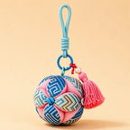 Zimloom Zhuang Brocade Charms- Xiuqiu (Embroidered Ball)