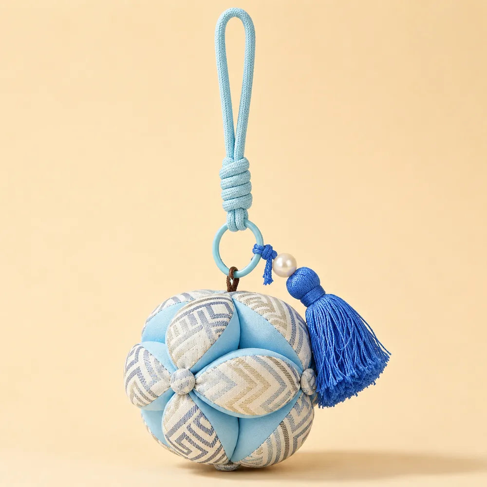 Zimloom Zhuang Brocade Charms- Xiuqiu (Embroidered Ball)