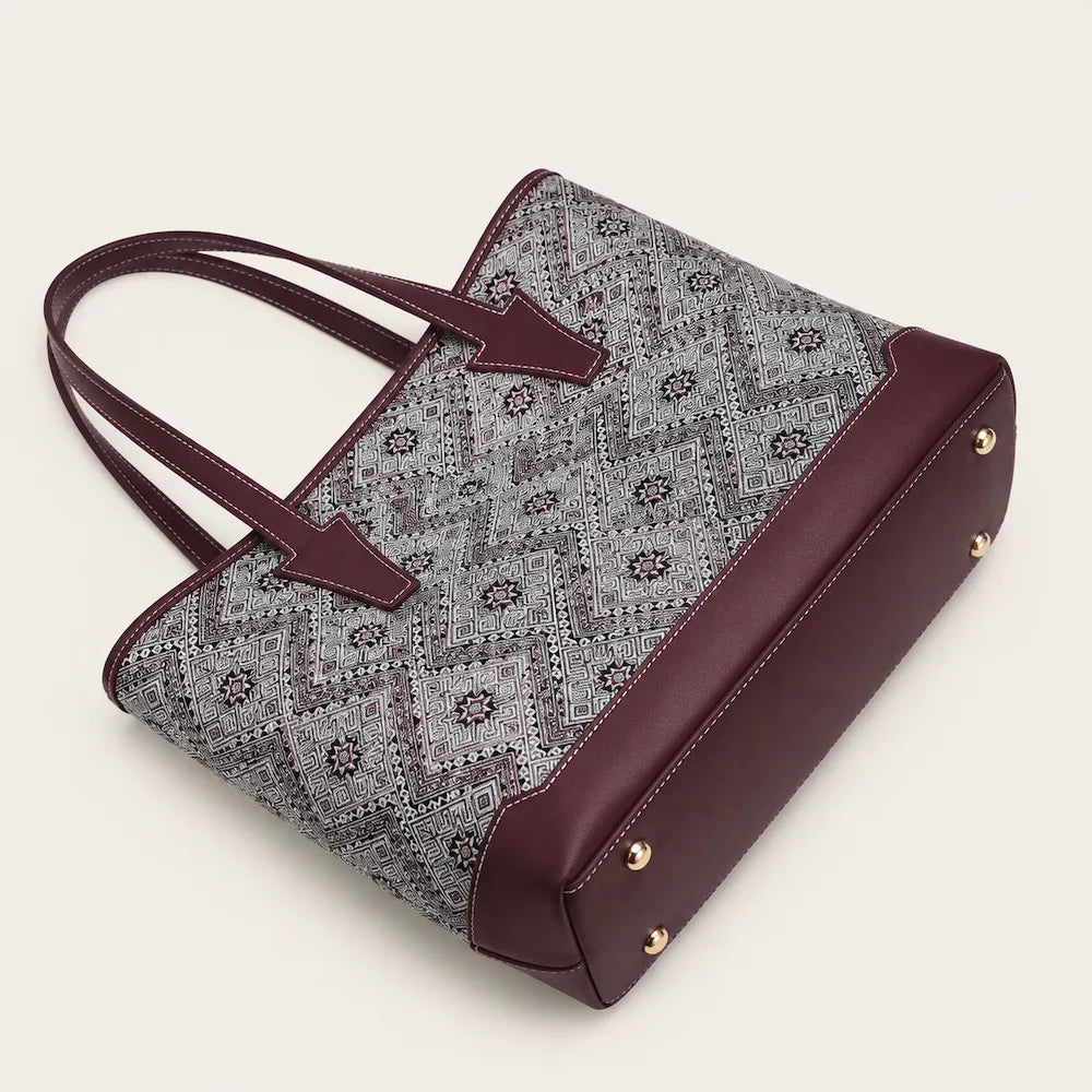 Zimloom Frog Pattern Tote Bag