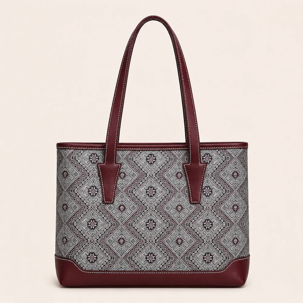Zimloom Frog Pattern Tote Bag