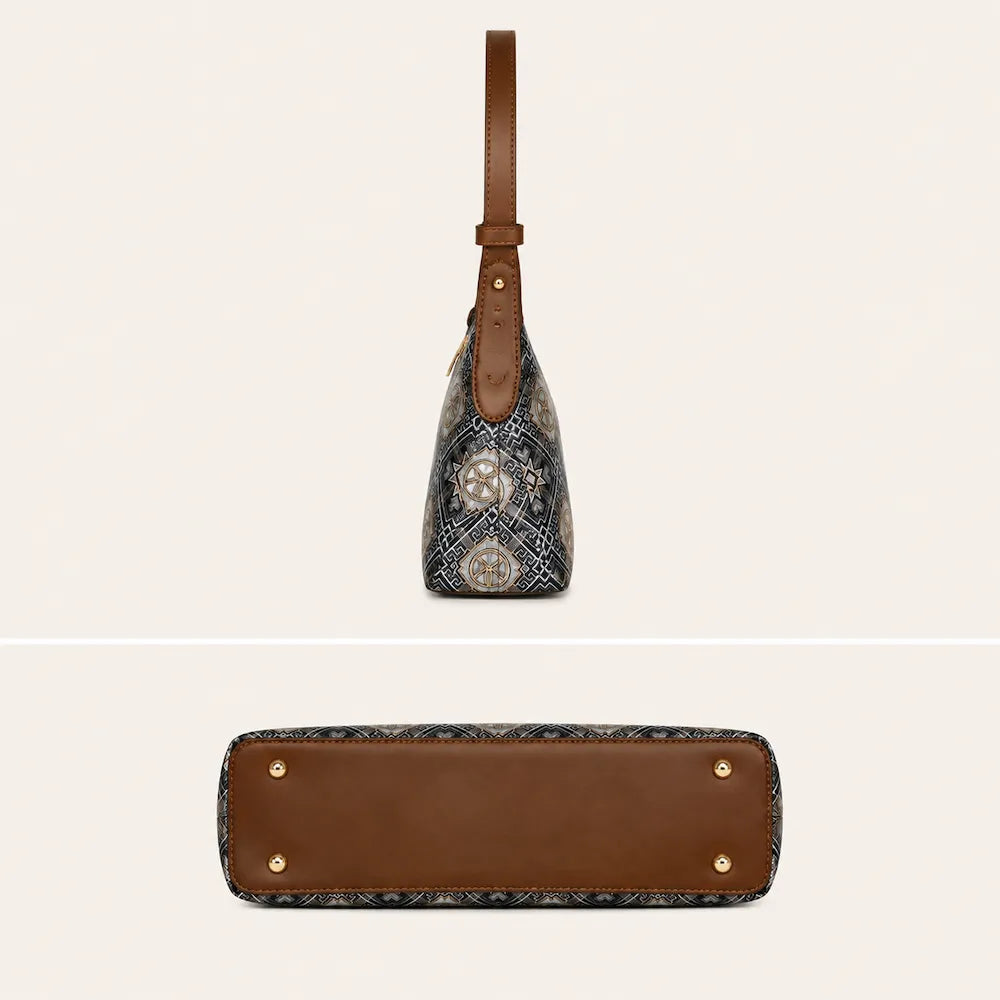 Zimloom Liujia Bird And Sun Baguette Bag