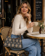 Zimloom Liujia Bird And Sun Baguette Bag