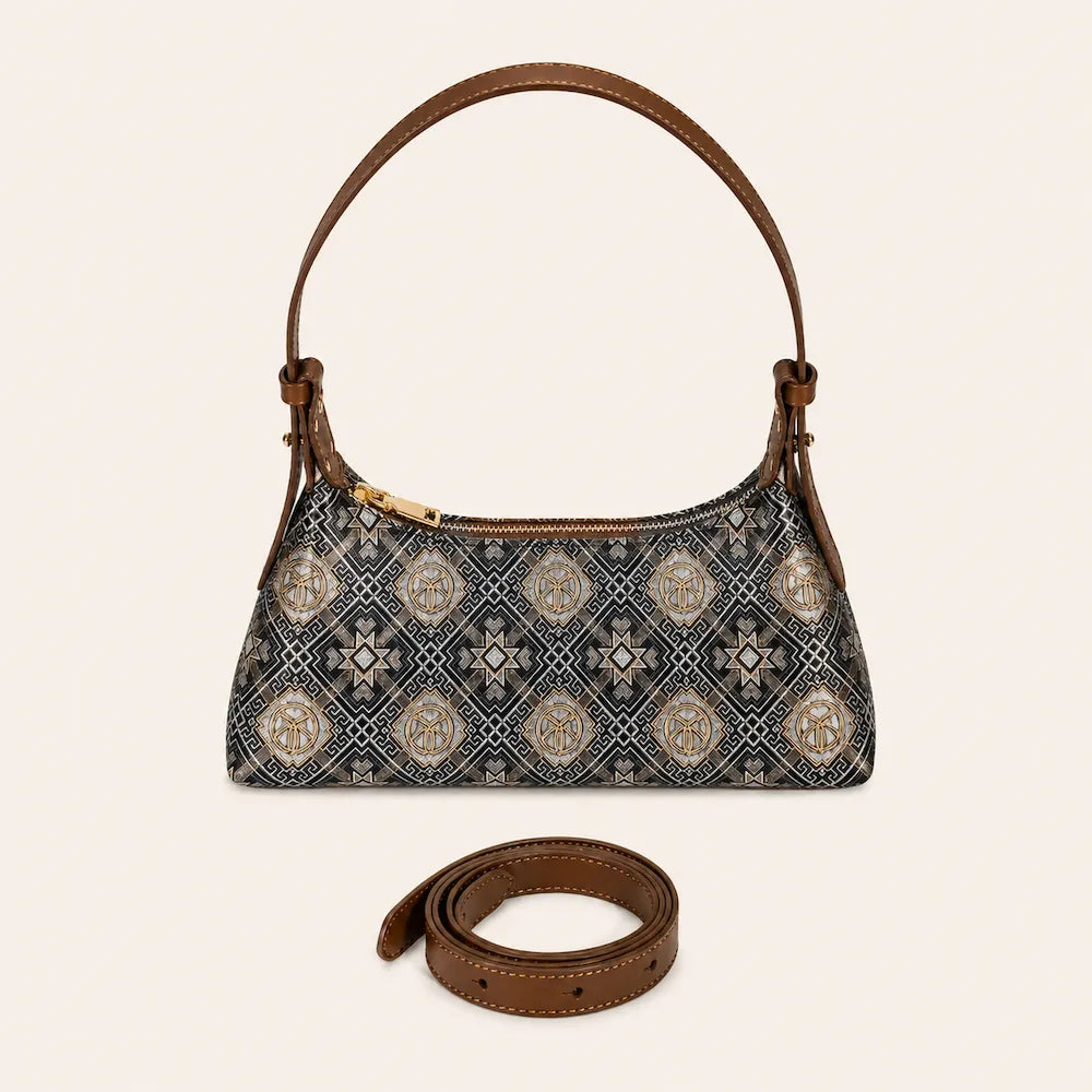 Zimloom Liujia Bird And Sun Baguette Bag