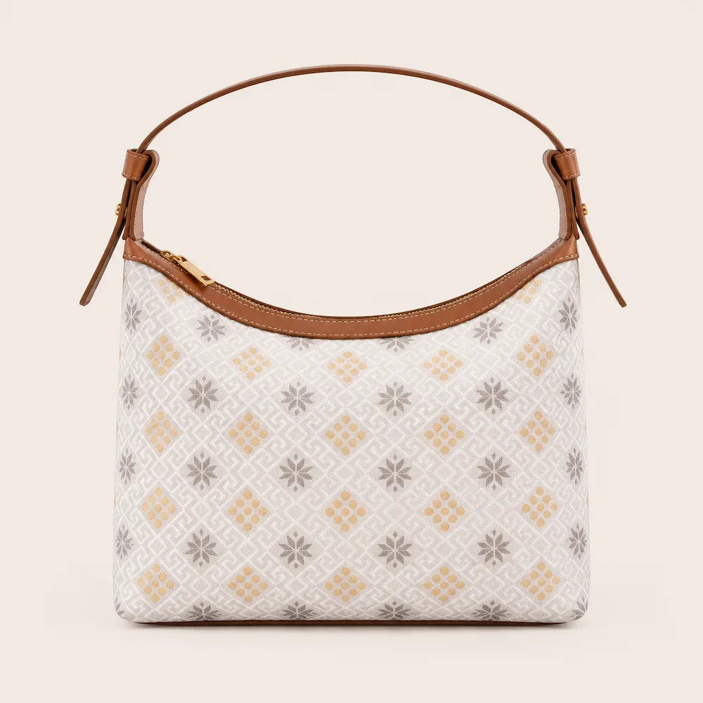 Zimloom Octagonal Pattern Crossbody Bag