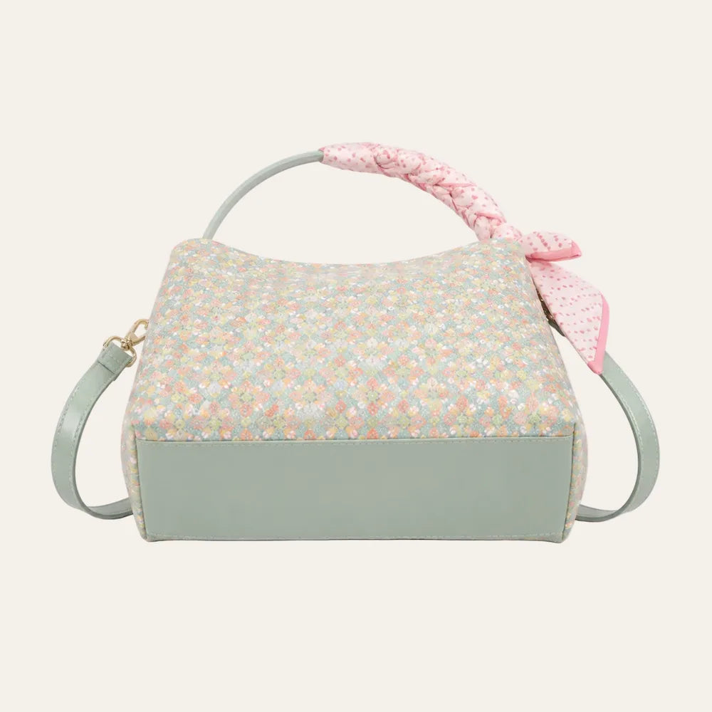 Zimloom Osmanthus Flower Pattern Crossbody Bag