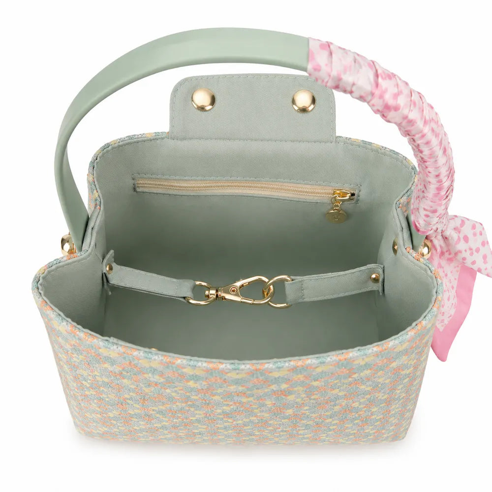 Zimloom Osmanthus Flower Pattern Crossbody Bag