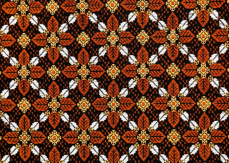Zimloom Osmanthus Pattern Handbag pattern detail