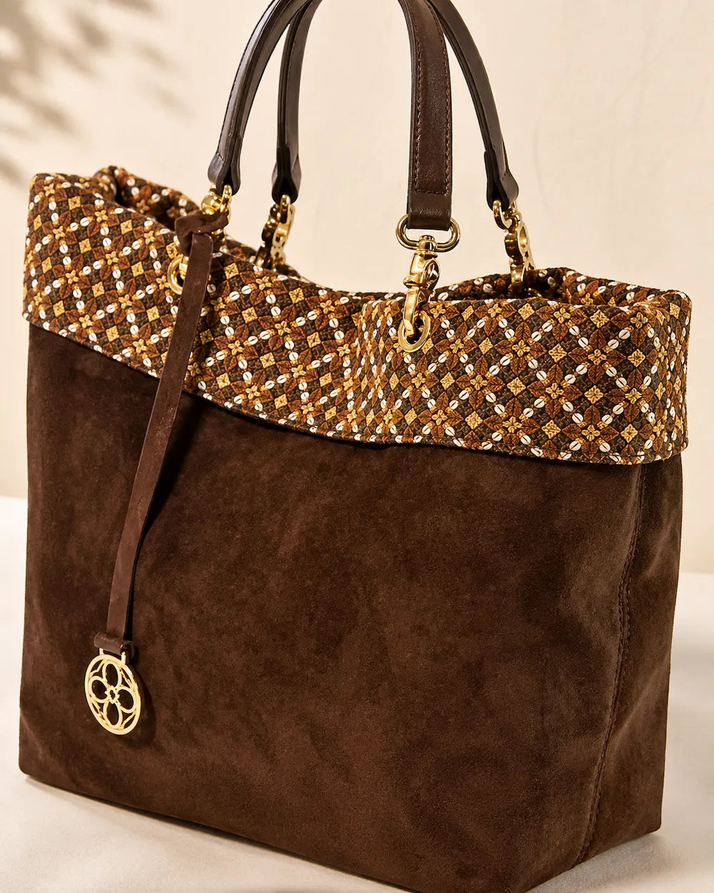 Jacquard Shoulder Bag – Osmanthus Pattern — additional product view