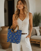Zimloom Phoenix and Butterfly Pattern Tote