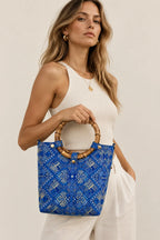 Zimloom Phoenix and Butterfly Pattern Tote