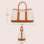 Zimloom Phoenix Pattern Handbag Brown