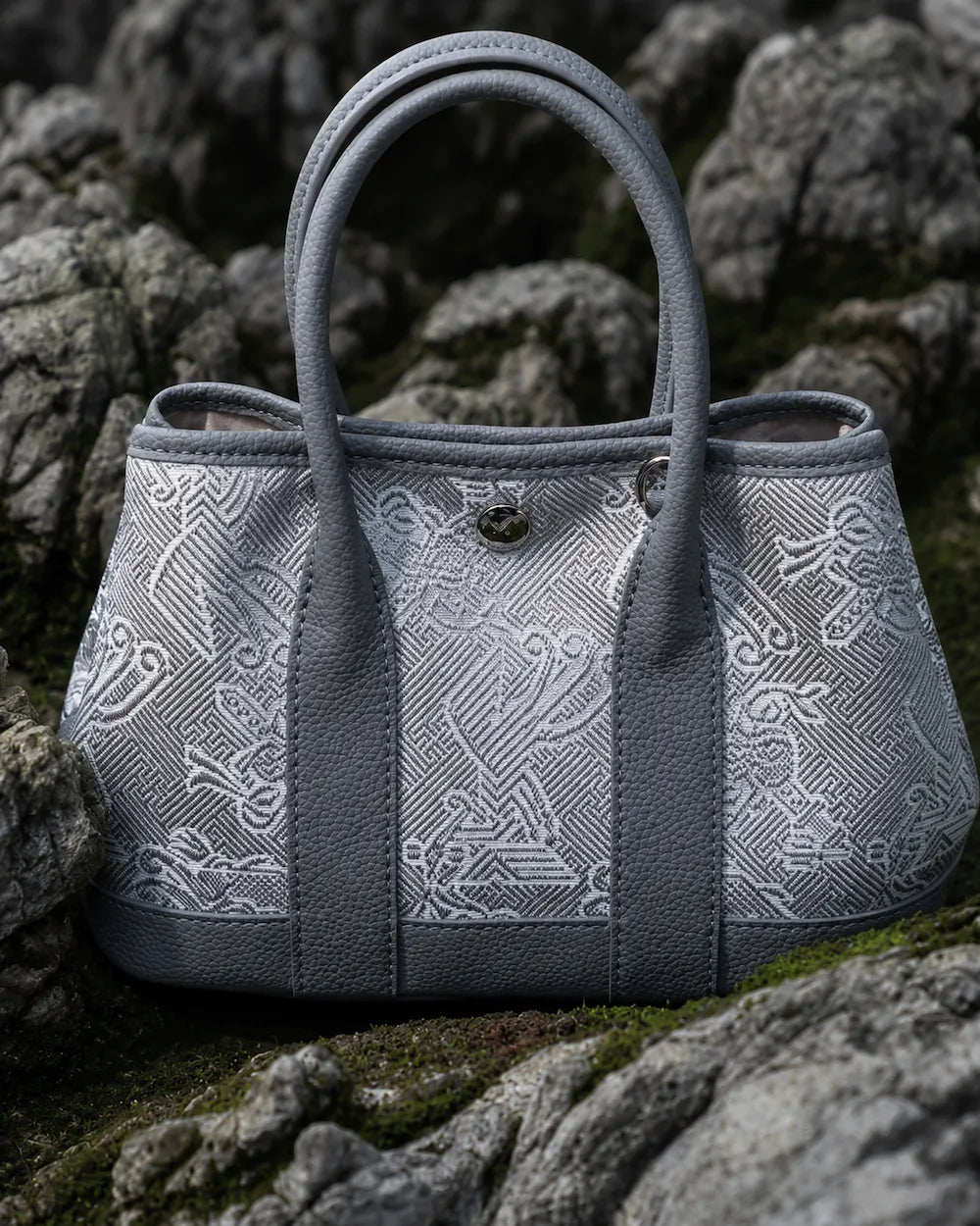 Chinese Heritage Handbag – Renewal of All Pattern — artisan textile detail