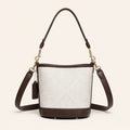 Zimloom Seeking Plum Blossoms Through Snow Pattern Bucket Bag
