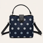 Zimloom Seeking Plum Blossoms Through Snow Pattern Crossbody Bag