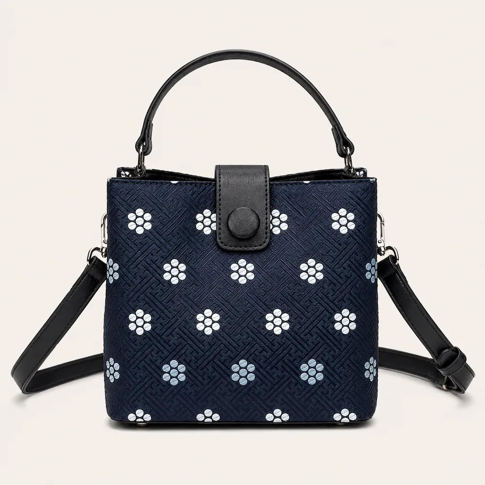Zimloom Seeking Plum Blossoms Through Snow Pattern Crossbody Bag