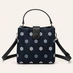 Zimloom Seeking Plum Blossoms Through Snow Pattern Crossbody Bag