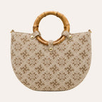 Zimloom 卍 Character Octagonal Pattern Handbag