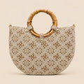 Chinese Heritage Handbag – Auspicious Octagonal Pattern — full product view