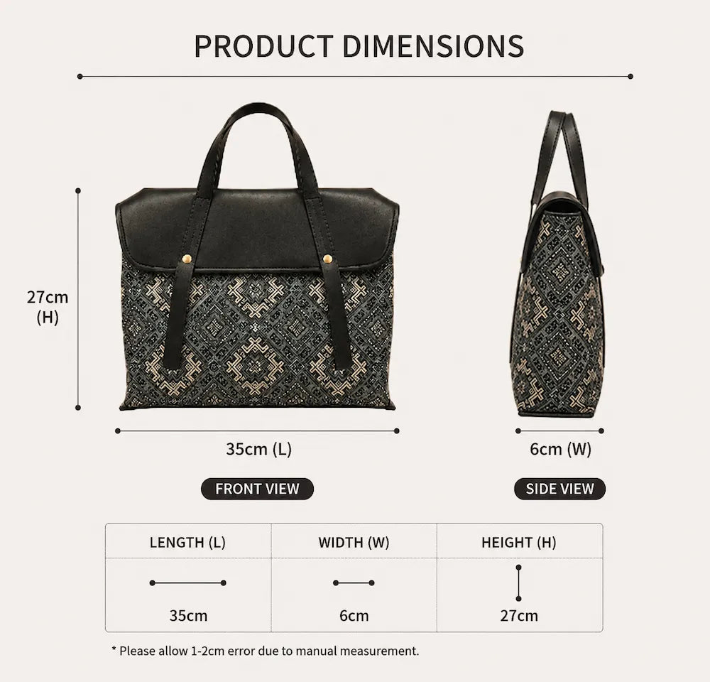 Chinese Brocade Backpack – Blossom & Swallow — craftsmanship close-up