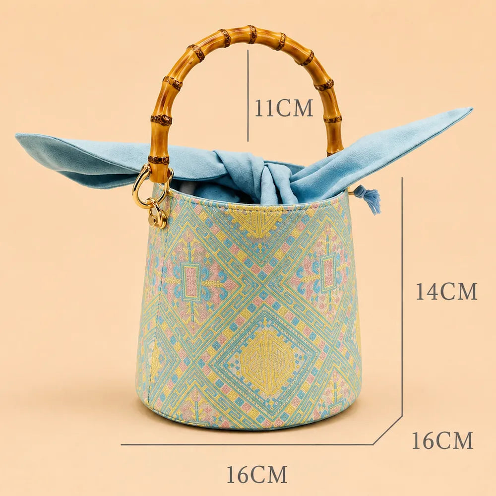 Chinese Heritage Handbag – Longevity Pattern