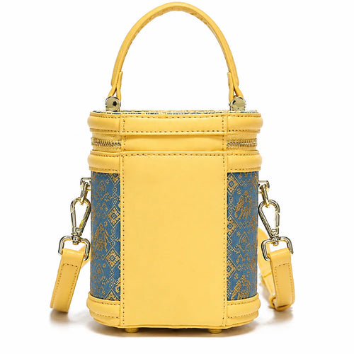 Zimloom "Renewal of All Things" Pattern Fortune Bucket Bag