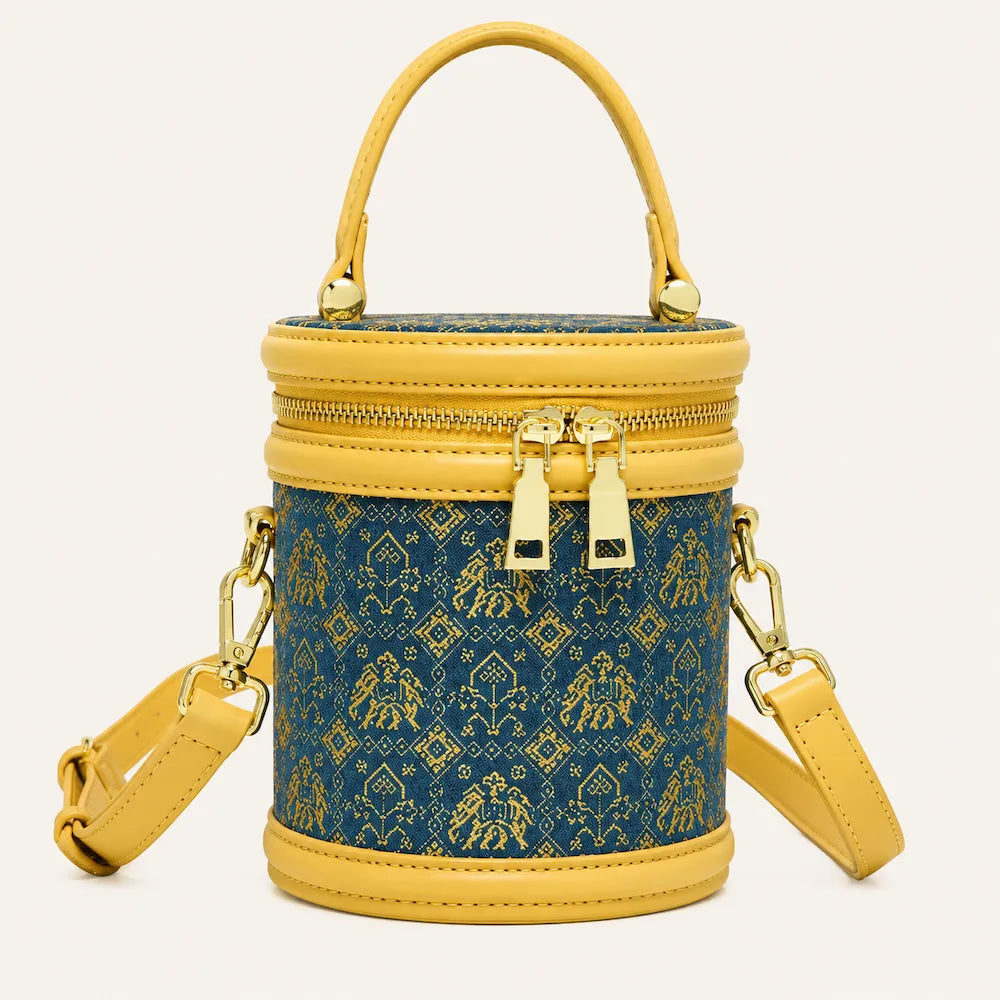 Brocade Bucket Bag – Renewal Pattern — full product view