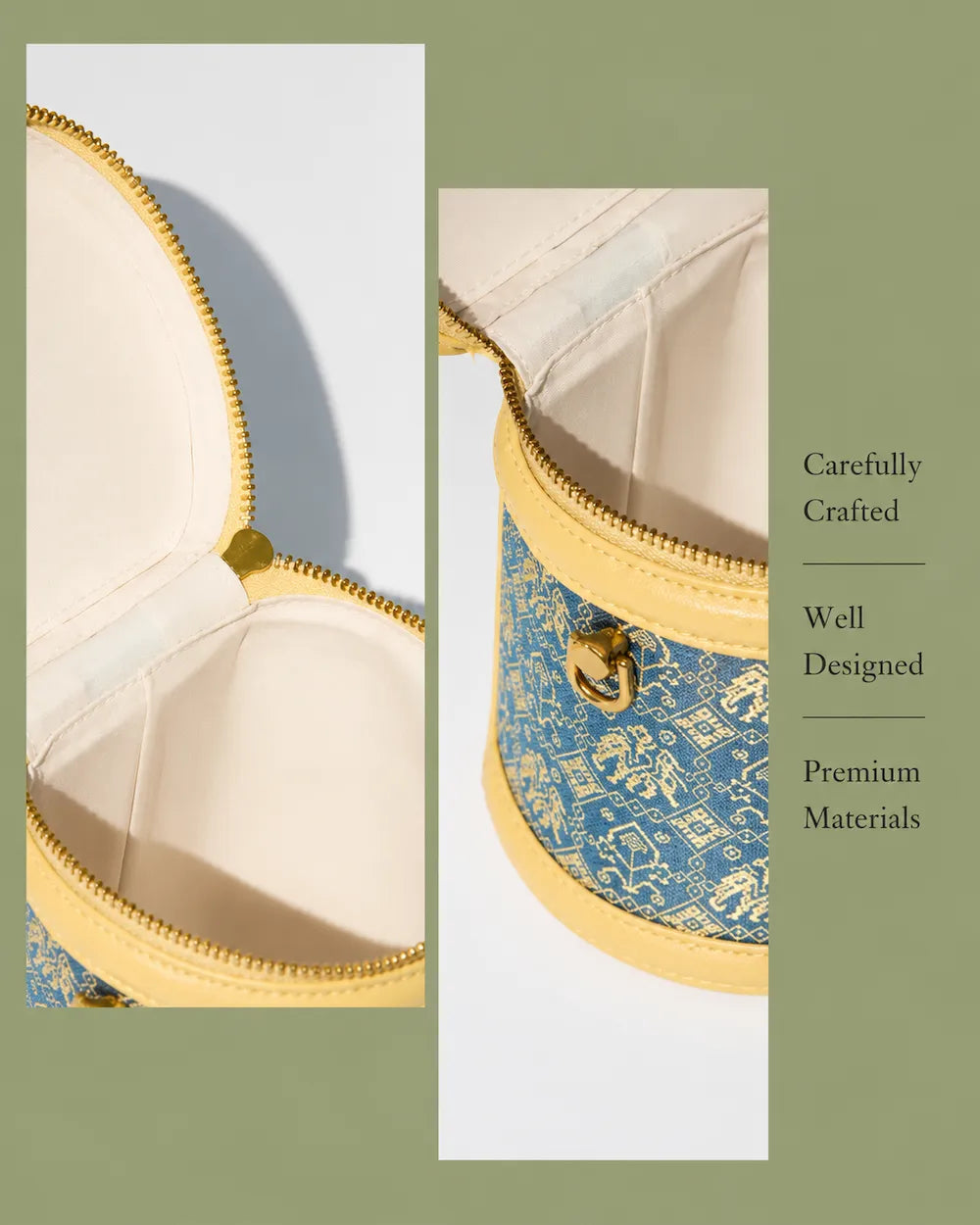 Brocade Bucket Bag – Renewal Pattern — woven motif and craftsmanship detail