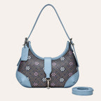 Zimloom “Seeking Plum Blossoms Through Snow” Pattern Underarm Bag